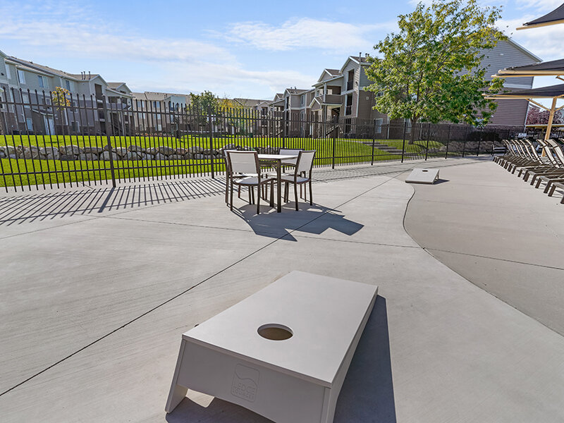 Cornhole | Settlers Landing Apartments in West Haven, UT