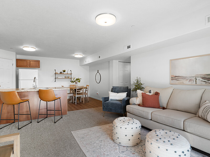 Model Front Room | Settlers Landing Apartments