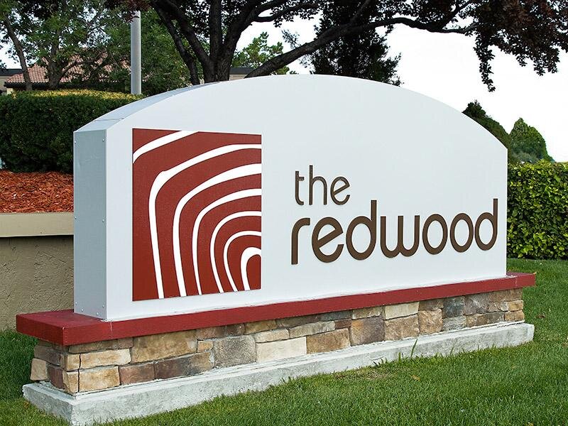 Monument Sign | The Redwood Apartments in West Valley City, UT