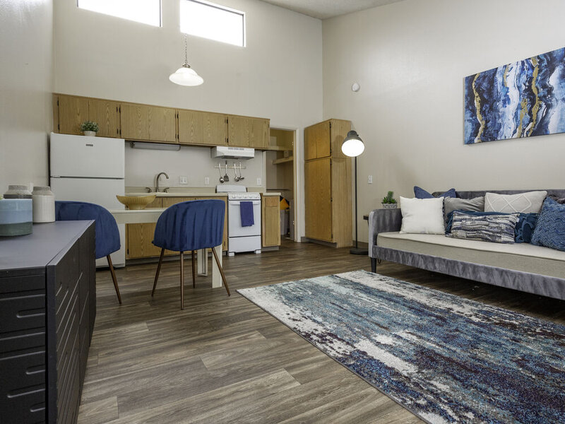 Front Room and Kitchen | The Redwood