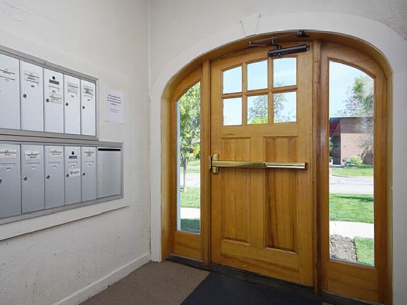 Building Entrance and Mailboxes | The New Broadmoor Apartments, Salt Lake City, UT