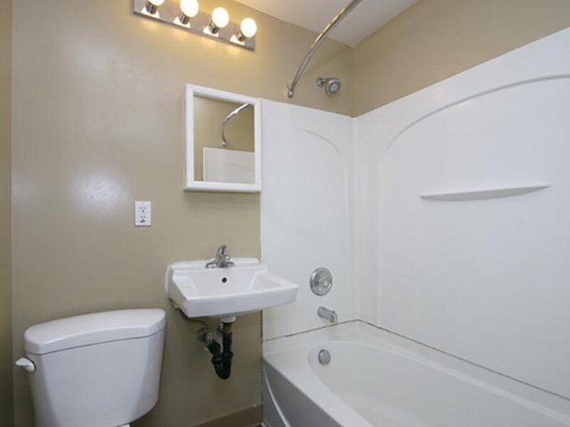 Apartment Bathroom | The New Broadmoor Apartments, Salt Lake City, UT