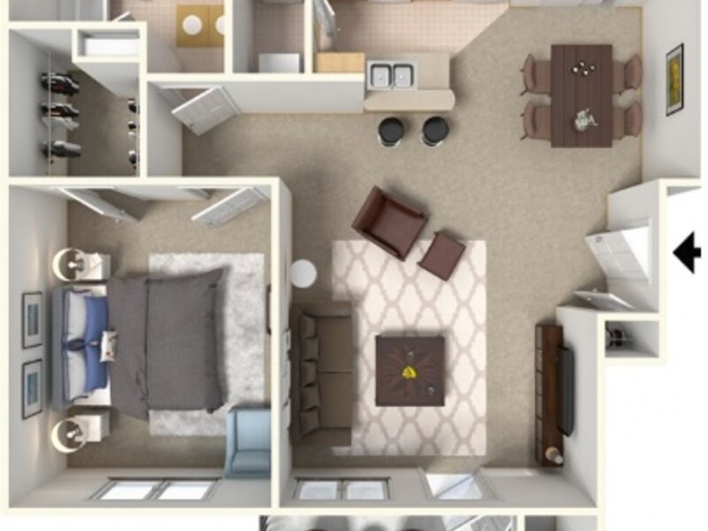 1 Bed 1 Bath