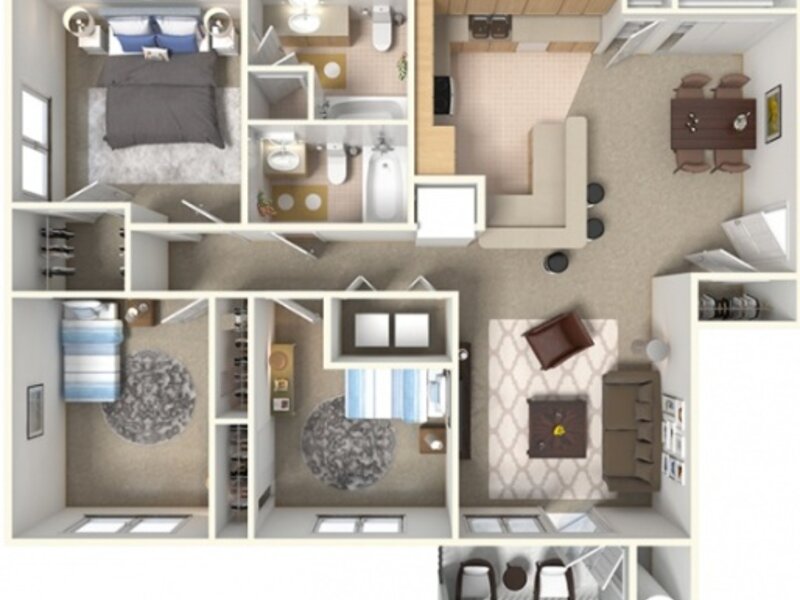 3 Bed 2 Bath