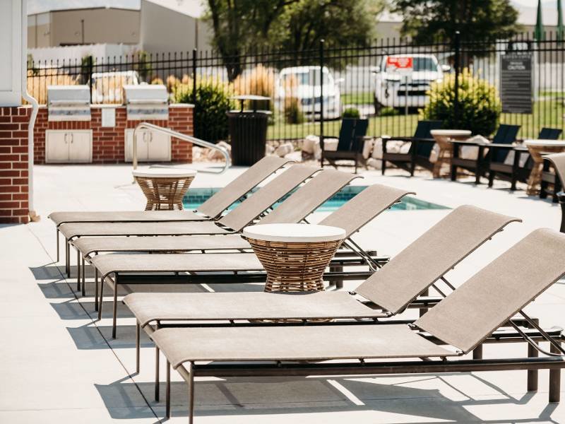 Poolside Furniture | Haven Cove Townhomes