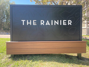 Apartment Sign | The Rainier