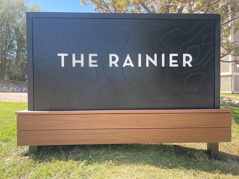 Apartment Sign | The Rainier