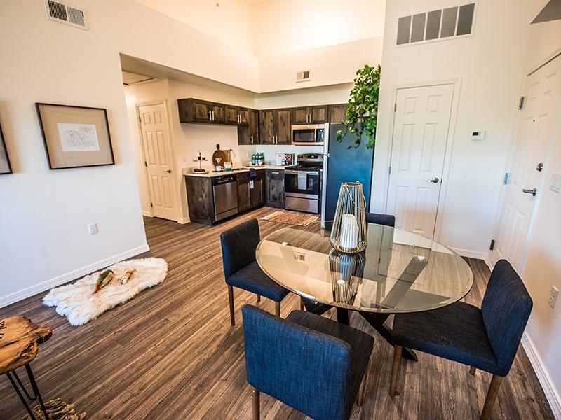 Dining Room & Kitchen | Wasatch Commons Apartments Near Park City 