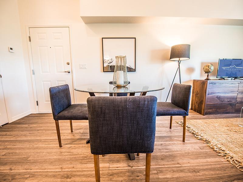 Dining Area | Wasatch Commons Apartments Near Park City 