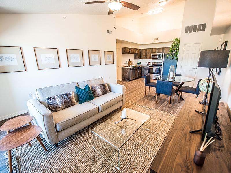 Living Room | Wasatch Commons Heber Apartments