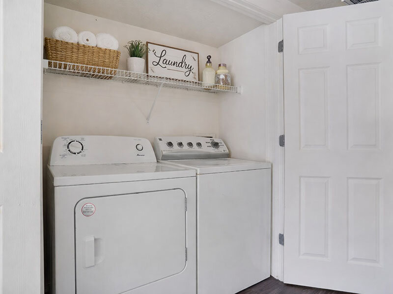Washer & Dryer on Wood Style Flooring | Wasatch Commons
