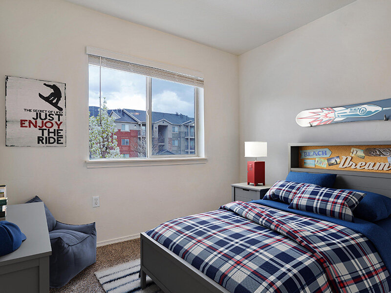 Carpeted Bedroom | Wasatch Commons