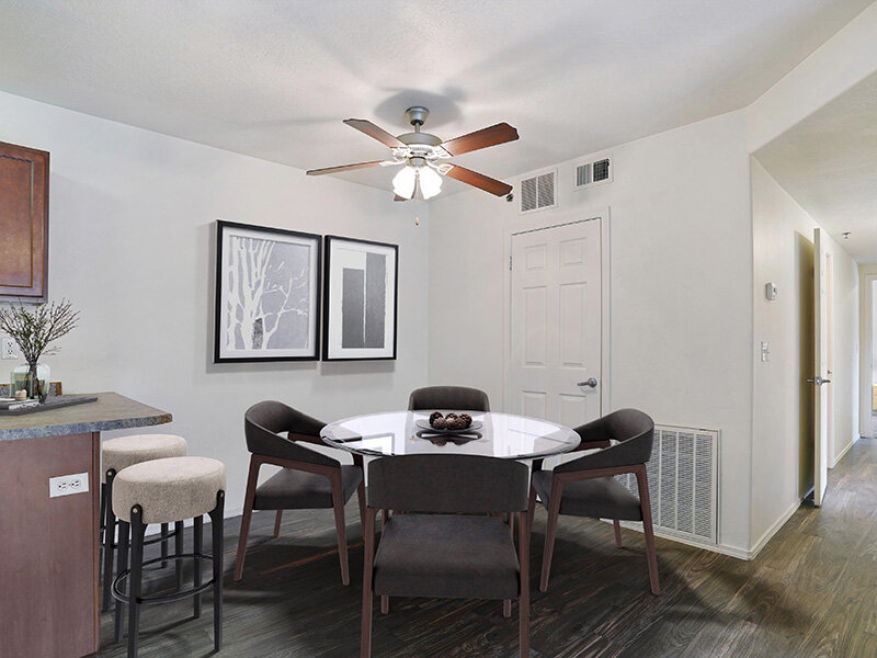 Dining Room with Ceiling Light | Wasatch Commons
