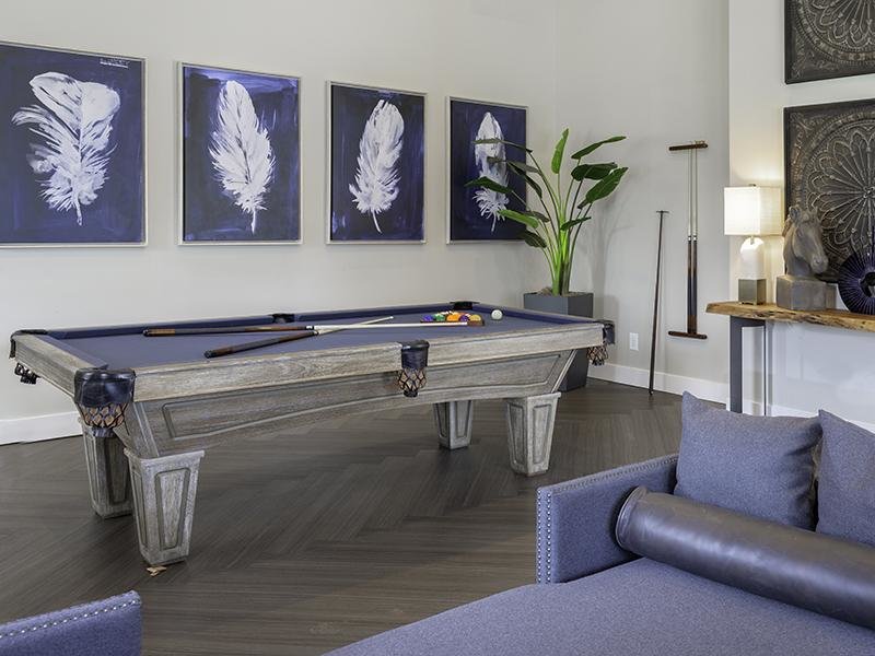 Billiards Table | Wilshire Place Apartments