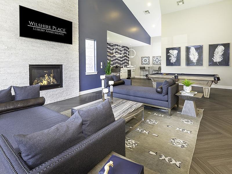 Clubhouse Area | Wilshire Place Apartments in West Jordan, UT
