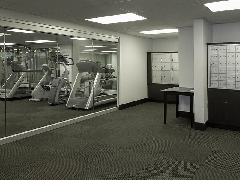 Mail Room and Fitness Center | Hightower