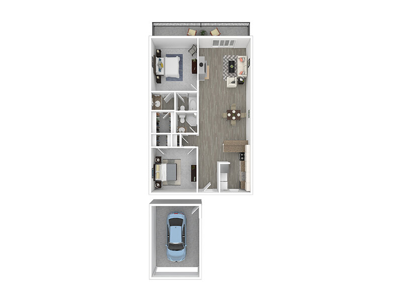 2 Bedroom 2 Bath