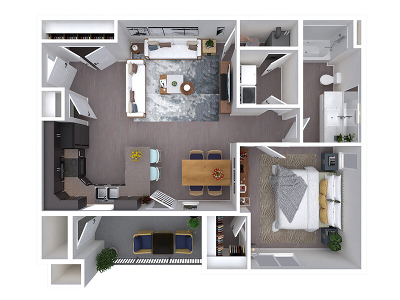 1 Bedroom 1 Bathroom