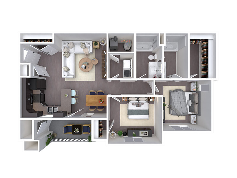 2 Bedroom 2 Bathroom
