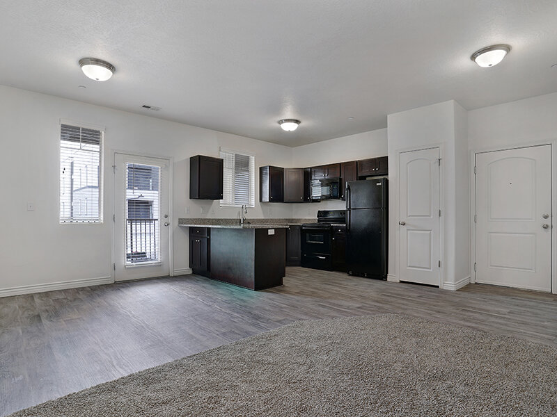 Kitchen with Closet and Window | Eastgate at Greyhawk