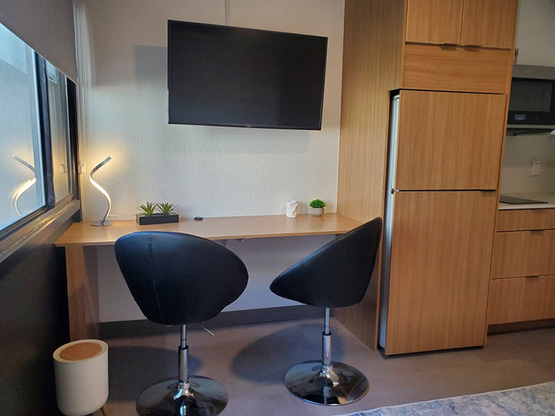 Built-in Desk | The Øslo Studio Apartments in Murray, UT