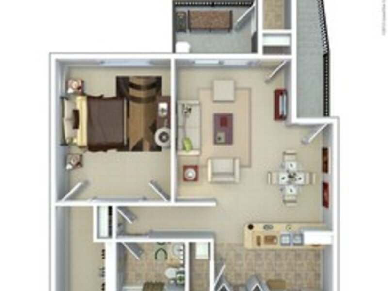 One Bedroom large Renovated