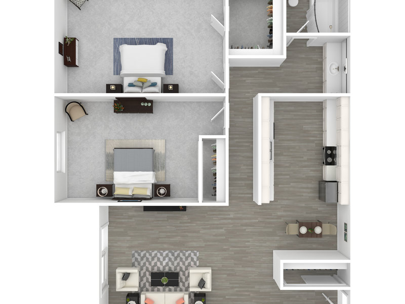 Floor Plans at Mt. Aire Apartments Apartments