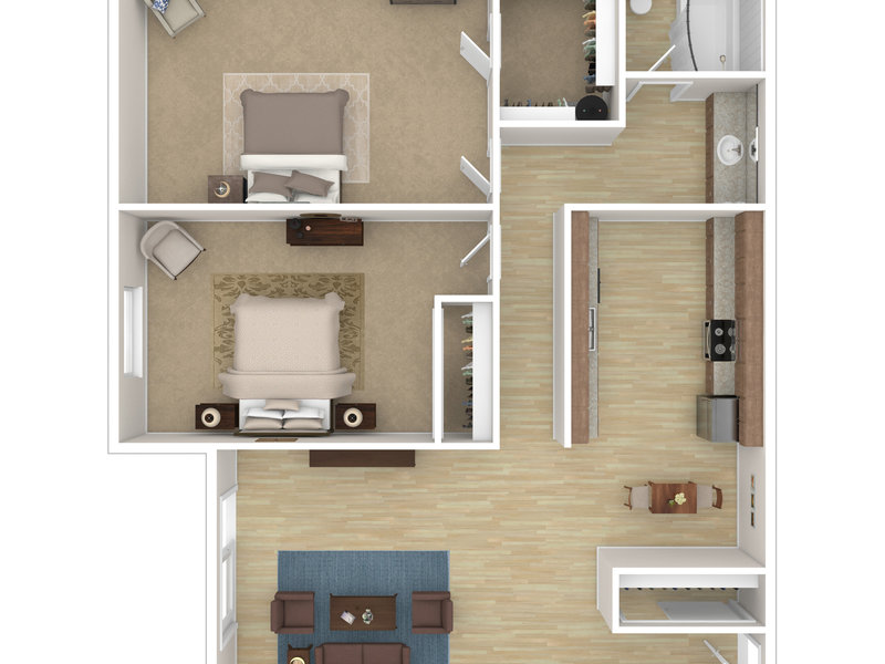 Floor Plans at Mt. Aire Apartments Apartments