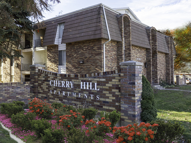 Monument Sign | Cherry Hill Apartments in SLC, UT