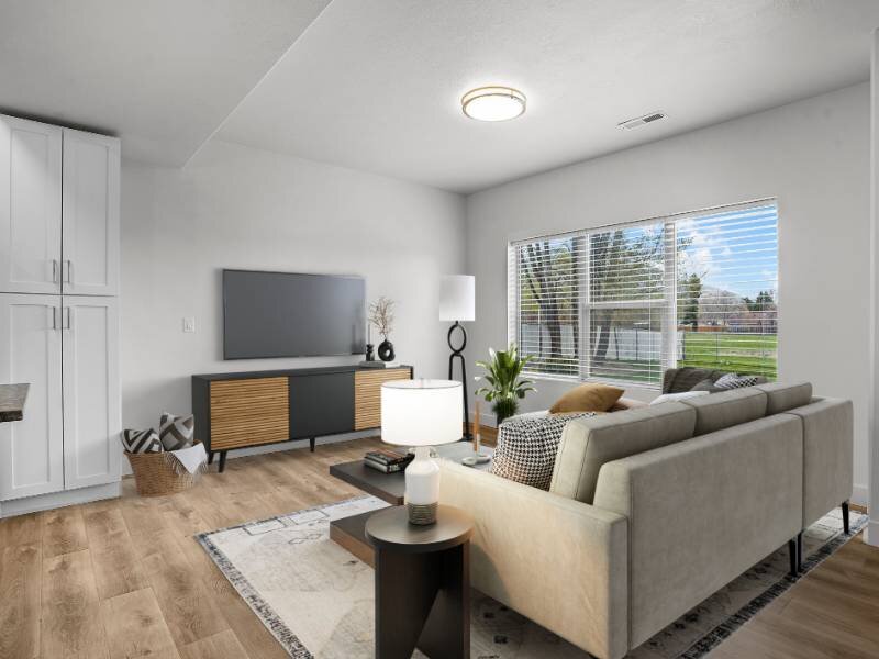 Staged Front Room | Foxridge Townhomes