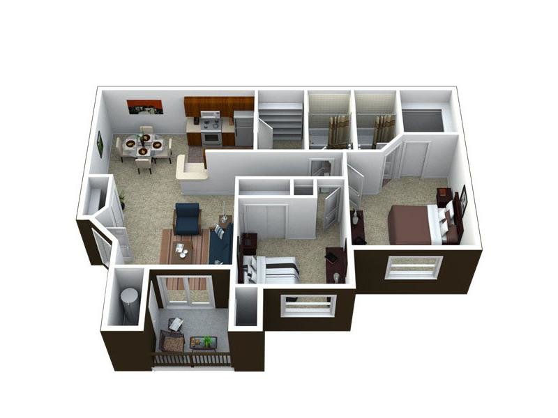 B2-1072 Floorplan at Hidden Cove