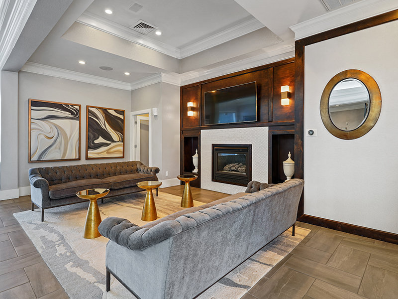 Clubhouse with Fireplace | Preston Hollow