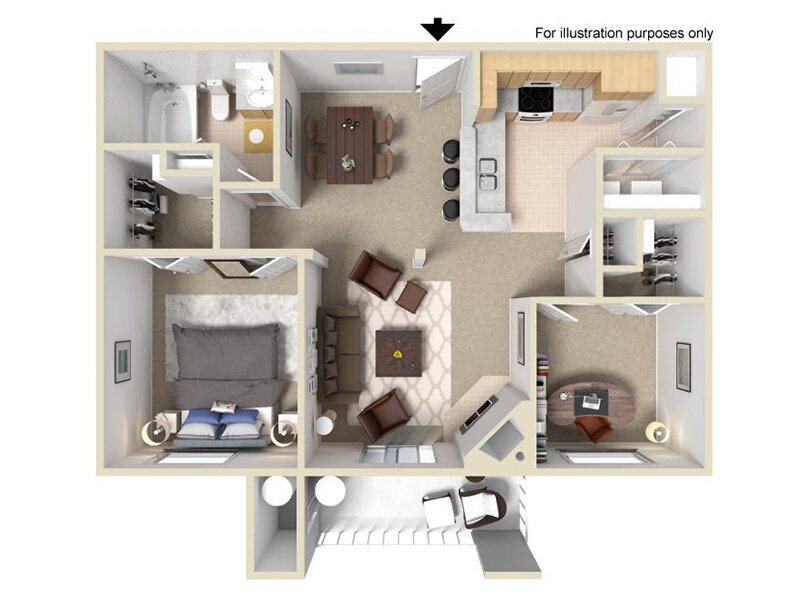 A3 - One Bedroom + Den