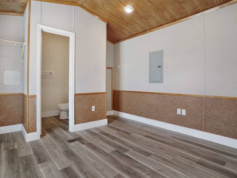 Bedroom with Closet Nook and Bathroom | Targhee Place