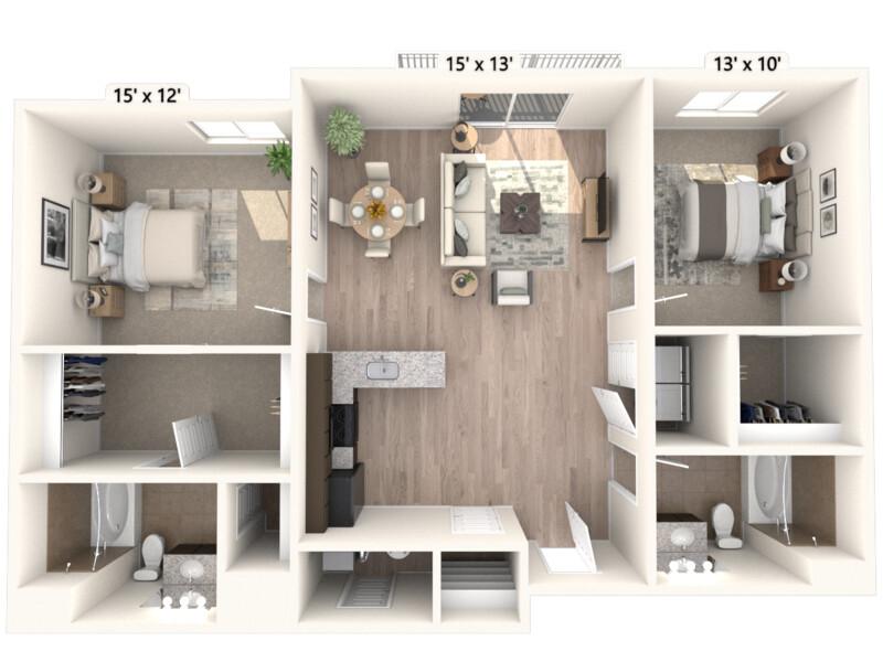 Center Court Senior Living Apartments Floor Plan Erekson