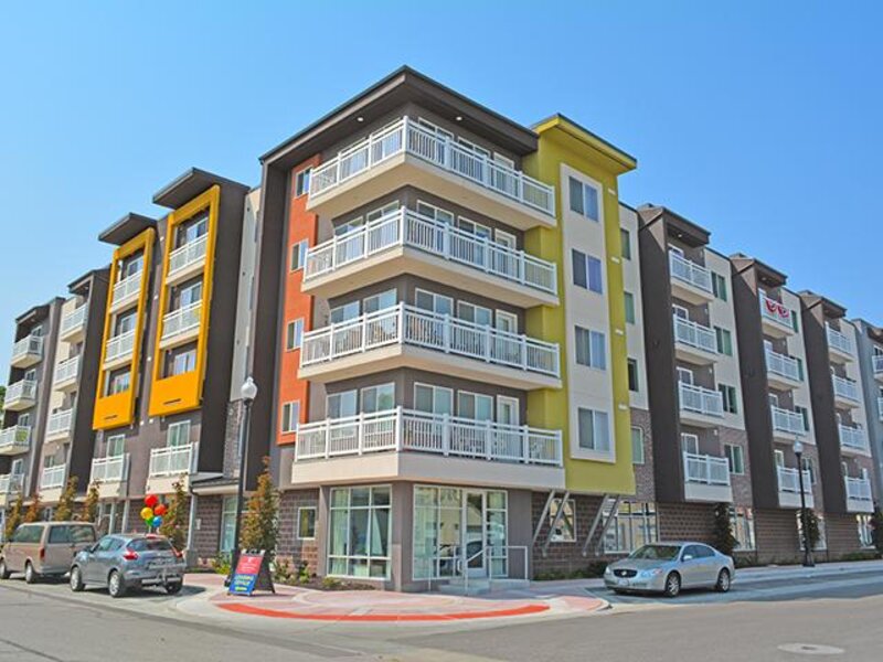 Building Exterior | Center Court Apartments in Murray, UT