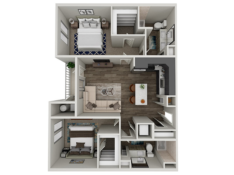 2x2-1113 Floorplan at Valley View