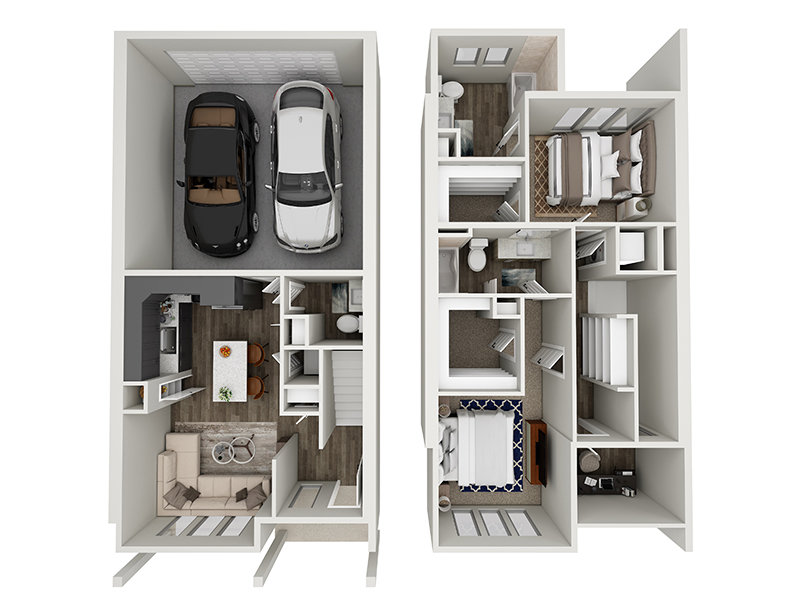 2x2TH-1282 Floorplan at Valley View