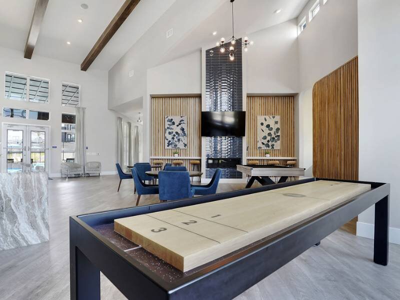 CLUBHOUSE SHUFFLEBOARD | Valley View Apartments