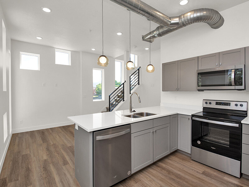 Kitchen | Emeril Townhomes in Salt Lake City, UT