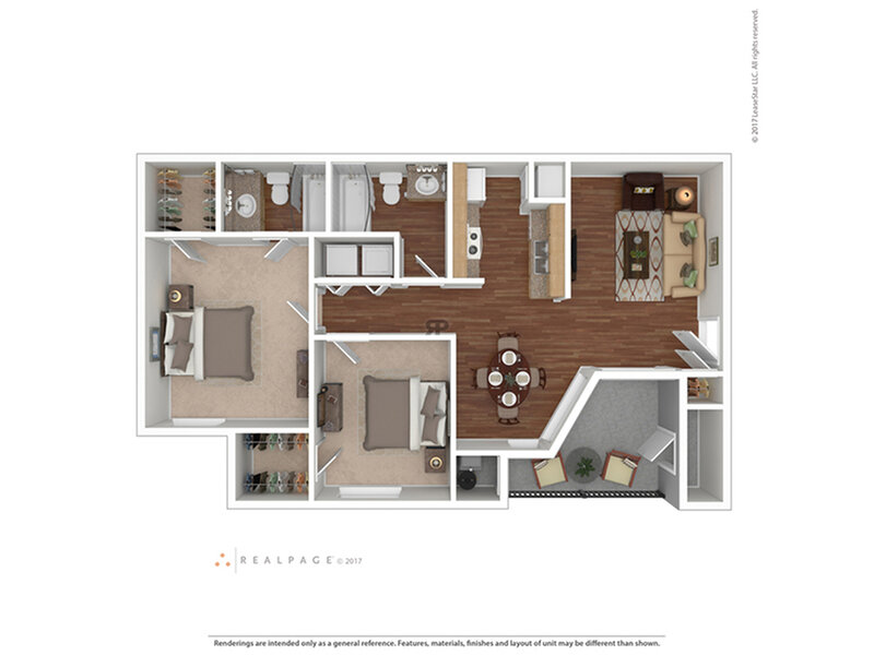Canyon Park Apartments Floor Plan The Cottonwood