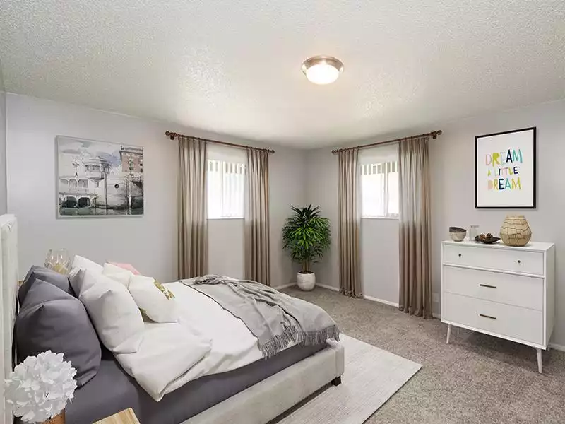 Bedroom - Apartments in West Valley City