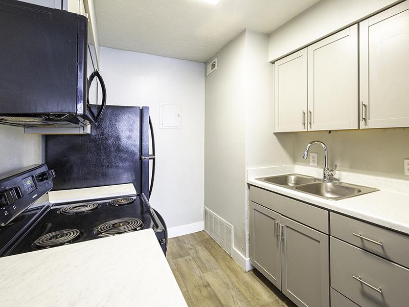 Fully Equipped Kitchen | Downtown West Apartments