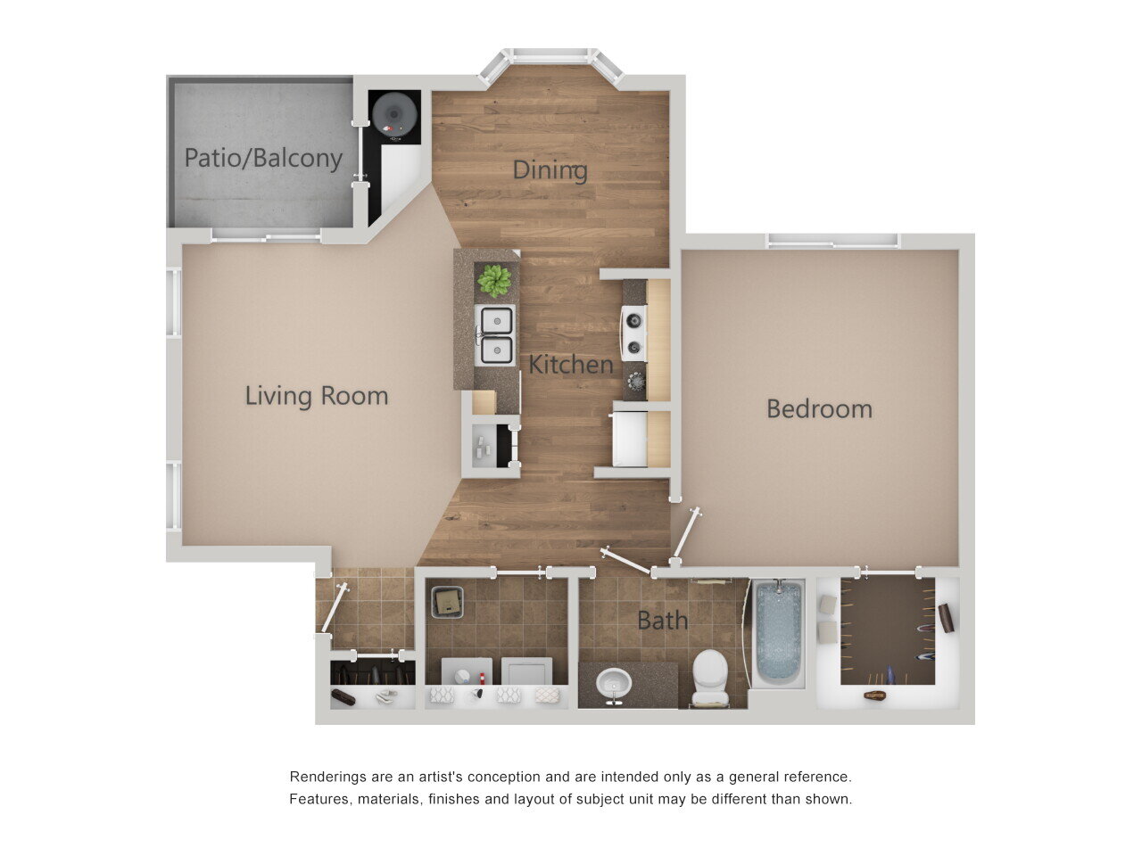 1 Beds 1 Bath Apartments in Midvale, UT Remington Apartments