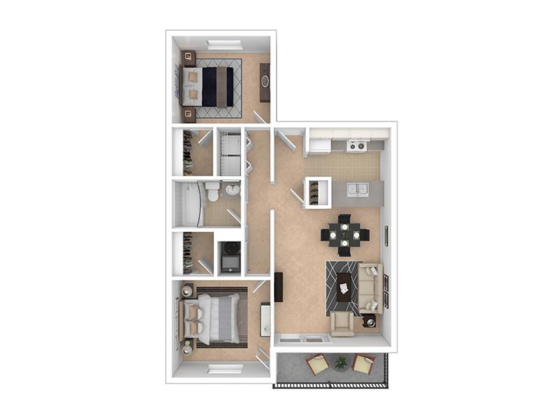 LAYOUT B apartment available today at Woods Crossing in North Salt Lake