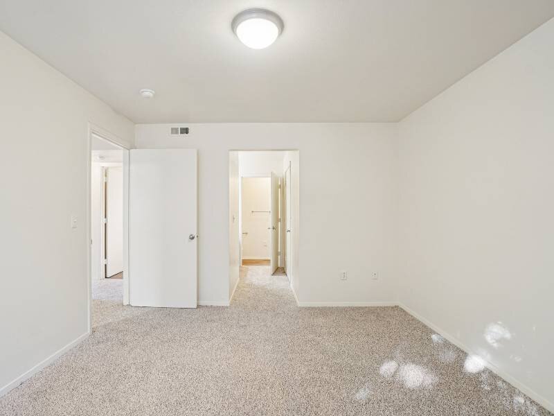 Large Bedroom with Direct Bathroom Access | Village Park Apartments