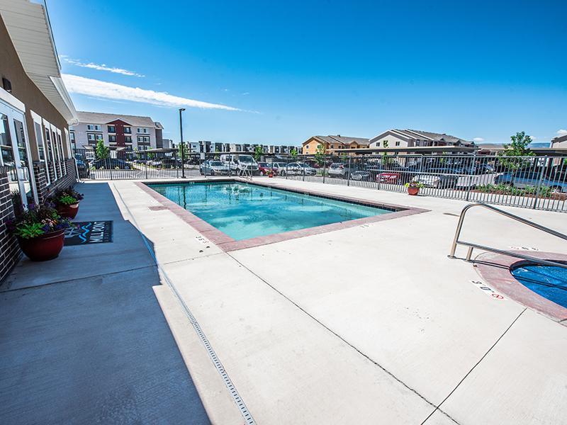 Swimming Pool & Spa | Mill Point Apartments in Vineyard UT