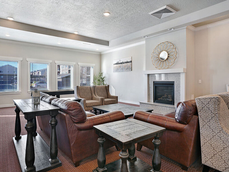 Community Seating with Fireplace | Mill Point