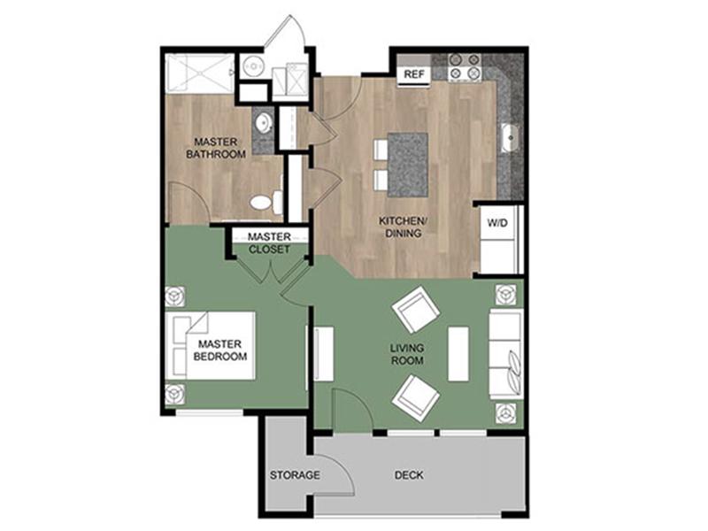 Grovecrest Villas Apartments Floor Plan Cottonwood