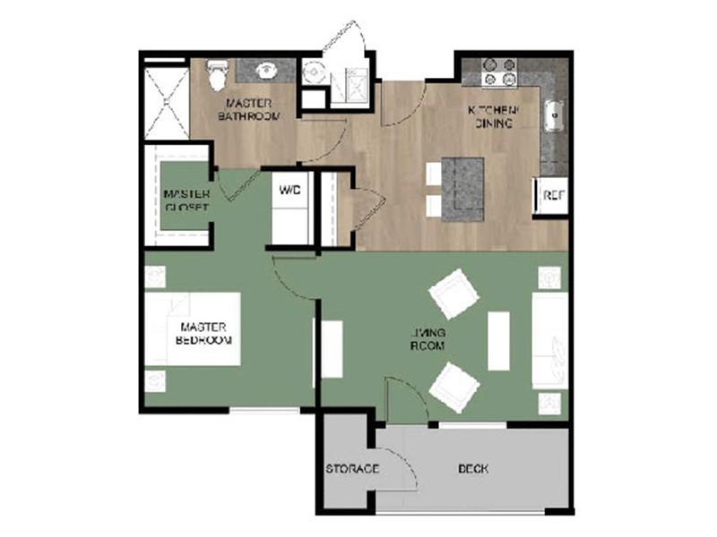 View floor plan image of Mahogany apartment available now